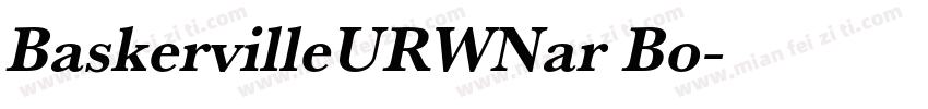 BaskervilleURWNar Bo字体转换